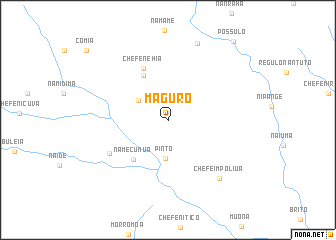 map of Maguro
