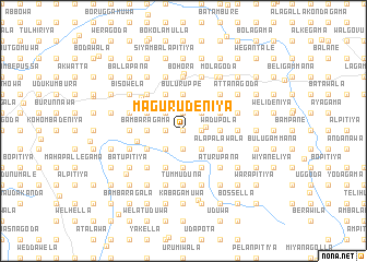 map of Magurudeniya