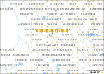 map of Maguruhitiyawa