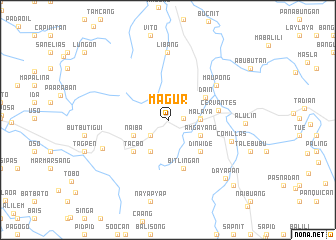 map of Magur