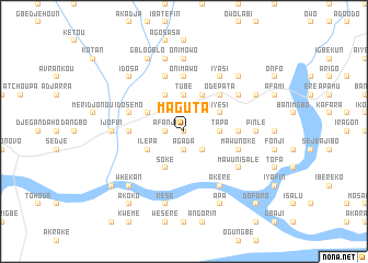 map of Maguta