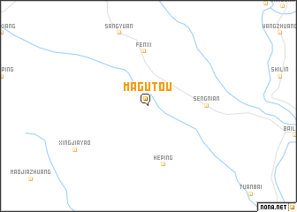 map of Magutou