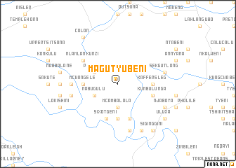 map of Magutyubeni