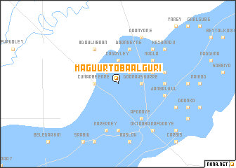 map of Maguurto Baalguri