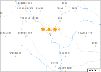 map of Maguzawa