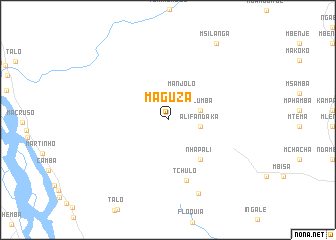 map of Maguza