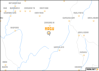 map of Magu