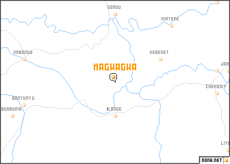 map of Magwagwa