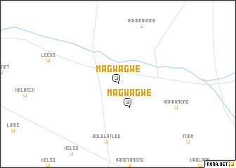 map of Magwagwe