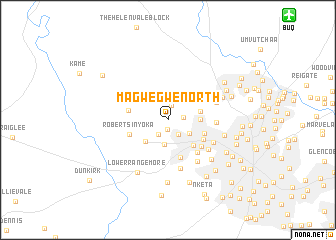 map of Magwegwe North