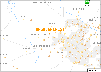 map of Magwegwe West