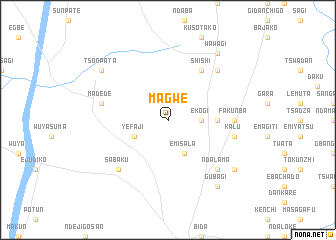 map of Magwe