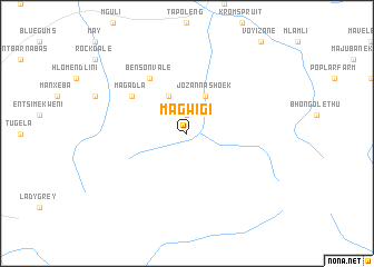 map of Magwigi