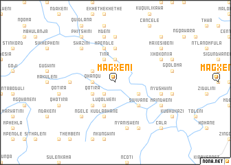 map of Magxeni