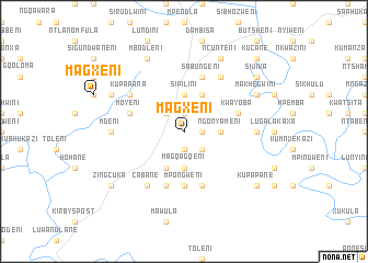 map of Magxeni