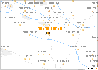 map of Magyaritanya