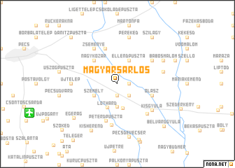 map of Magyarsarlós