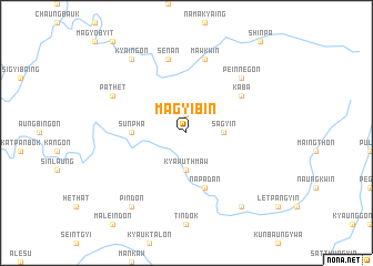 map of Magyibin