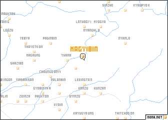 map of Magyibin