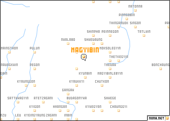 map of Magyibin