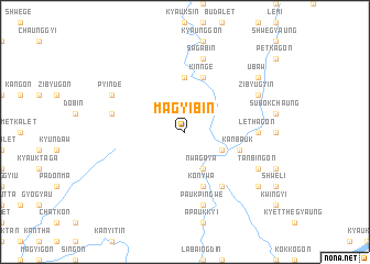 map of Magyibin