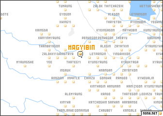 map of Magyibin