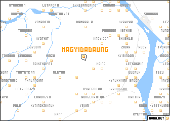 map of Magyidadaung