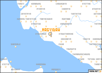 map of Magyidaw