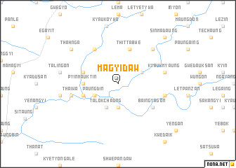 map of Magyidaw