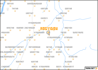 map of Magyidaw