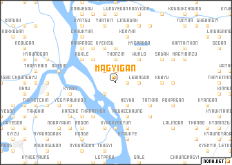 map of Magyigan