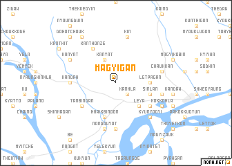 map of Magyigan