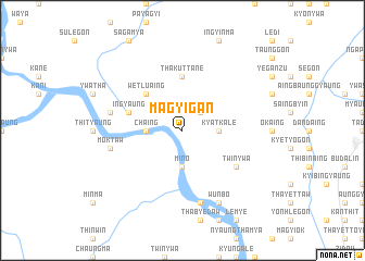 map of Magyigan