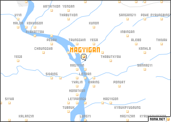 map of Magyigan
