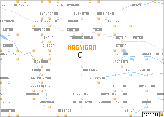 map of Magyigan