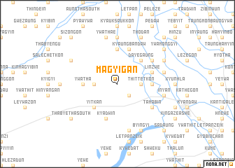 map of Magyigan