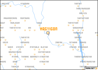 map of Magyigon