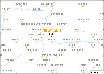 map of Magyigôn