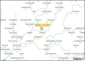 map of Magyigôn