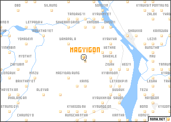 map of Magyigon