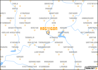 map of Magyigon