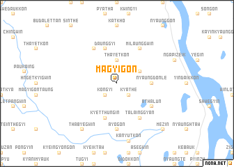 map of Magyigon