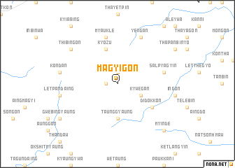 map of Magyigon