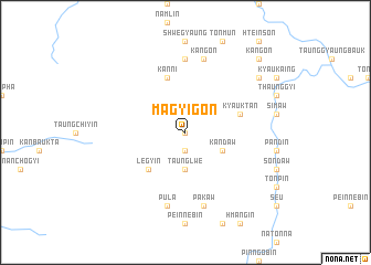 map of Magyigon