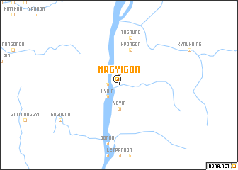 map of Magyigon