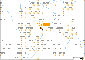 map of Magyigon