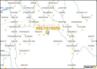 map of Magyigyaung