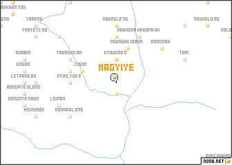 map of Magyiye