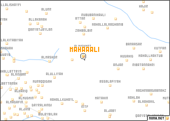 map of Mahaa Ali