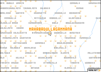 map of Mahabadullagammana